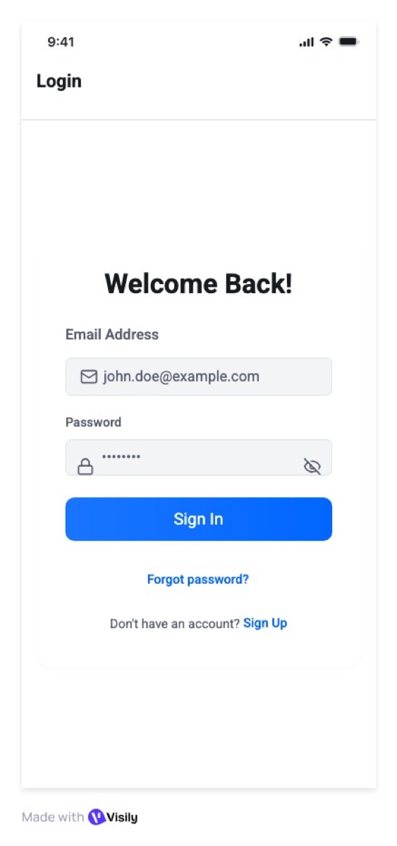 Event Management App — UI